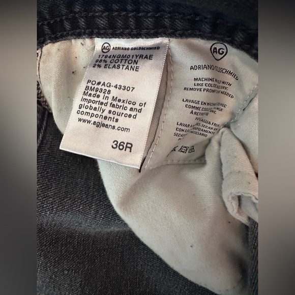 Men’s AG Everett Slim Straight Leg Jeans, size 36R - Picture 9 of 11